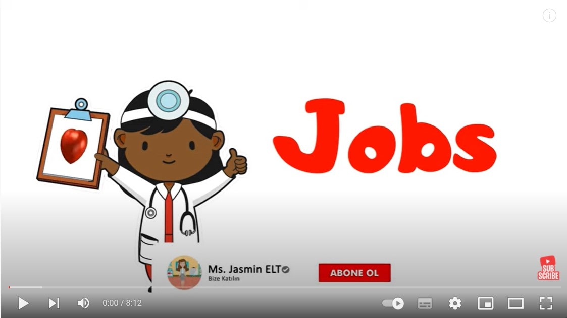 İngilizce Meslekler | Jobs For Kids | Let's Learn Jobs by Ms. Jasmin ELT